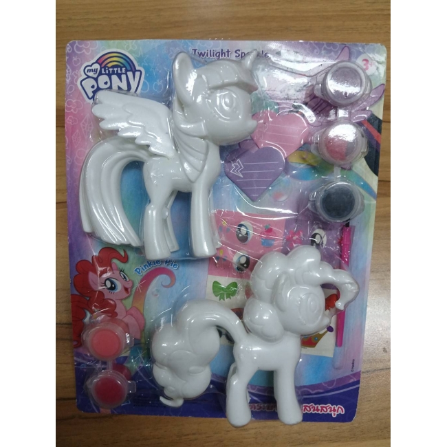 MY LITTLE PONY ศิลปะแสนสนุก + DIY Paint Set **รบกวนเลื่อนดูสภาพหนังสือก่อนการสั่งซื้อ**